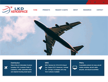 Tablet Screenshot of lkdaerospace.com